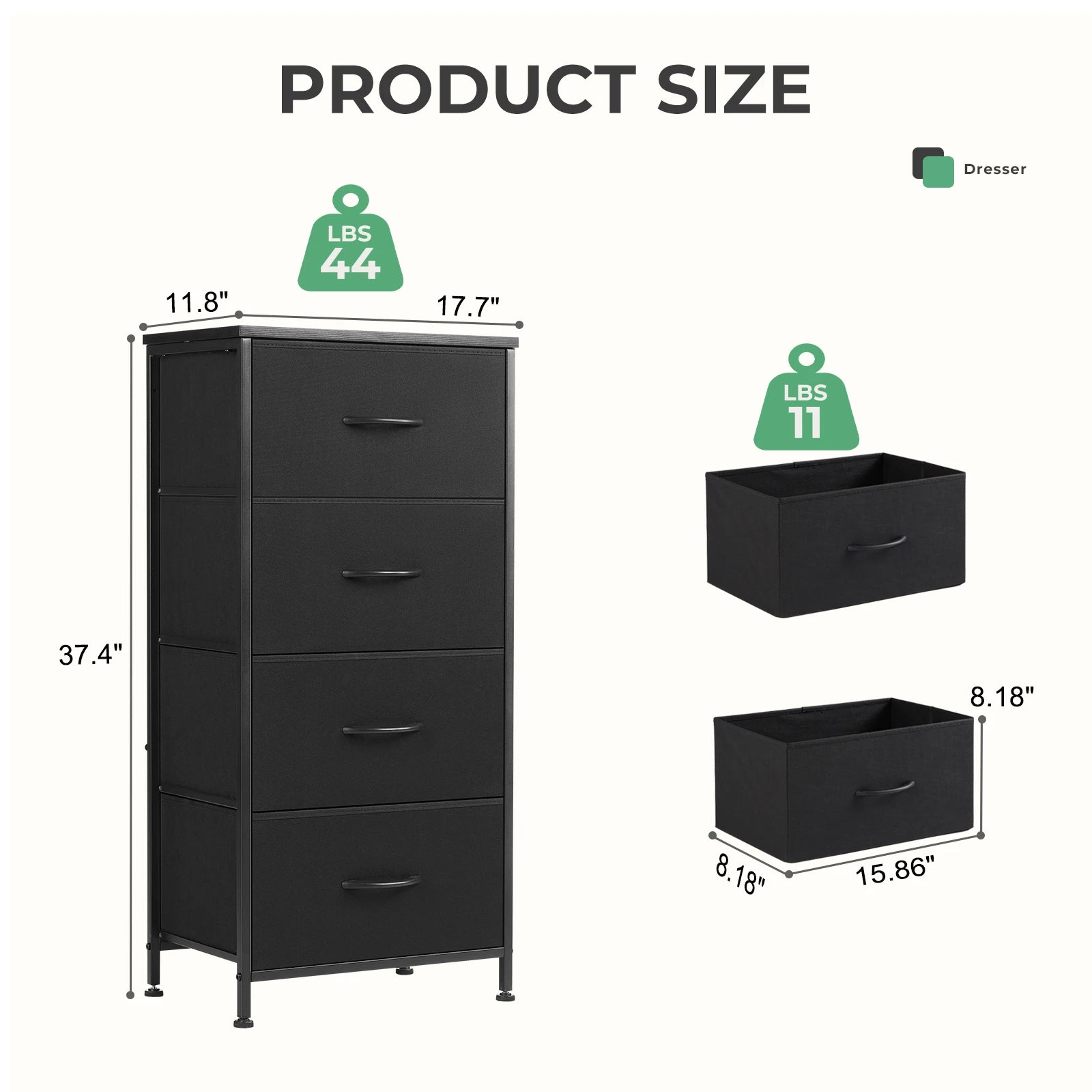Living Room Wardrobe Steel Frame Fabric Baskets