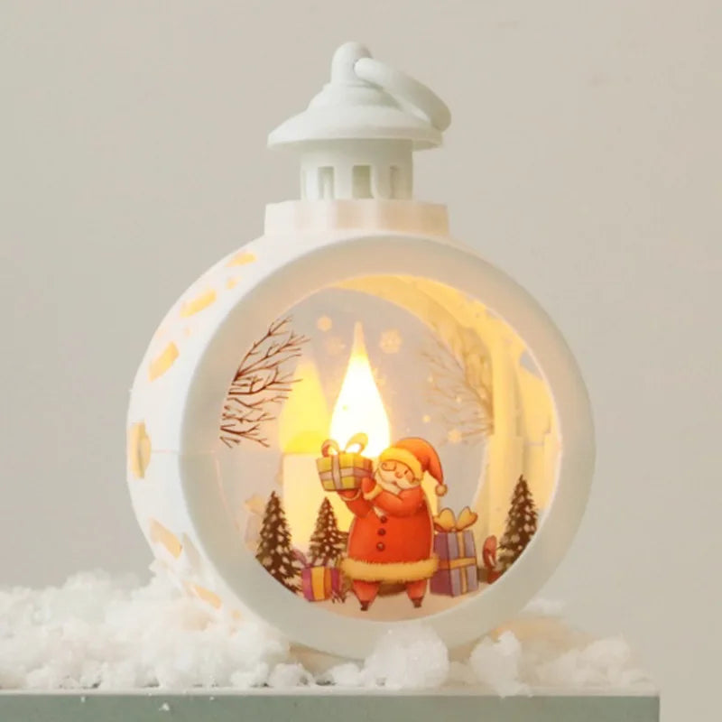 Christmas Decorations Retro Night Lights, Window Ornaments