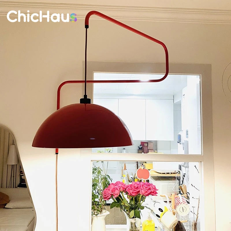 Rotatable Wall Lamp Nordic Led Long Arm Wall Lamp For Restaurant Room Cafe Bar Designer Bedside Lamp Home Decor Wall light