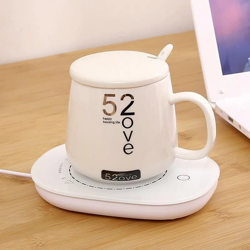 1 PCS Electric Heated Coffee Mug Heating Coaster for Home Office Milk Tea Water Heating Mat Smart Thermostatic Warmer Pad
























































































1 PCS Electric