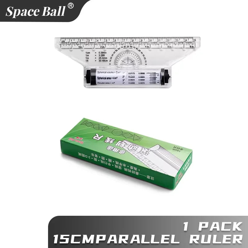 Multi-functional Triangle Ruler  12.5/30cm Drafting Tool Scale Ruler Architect Technical Ruler