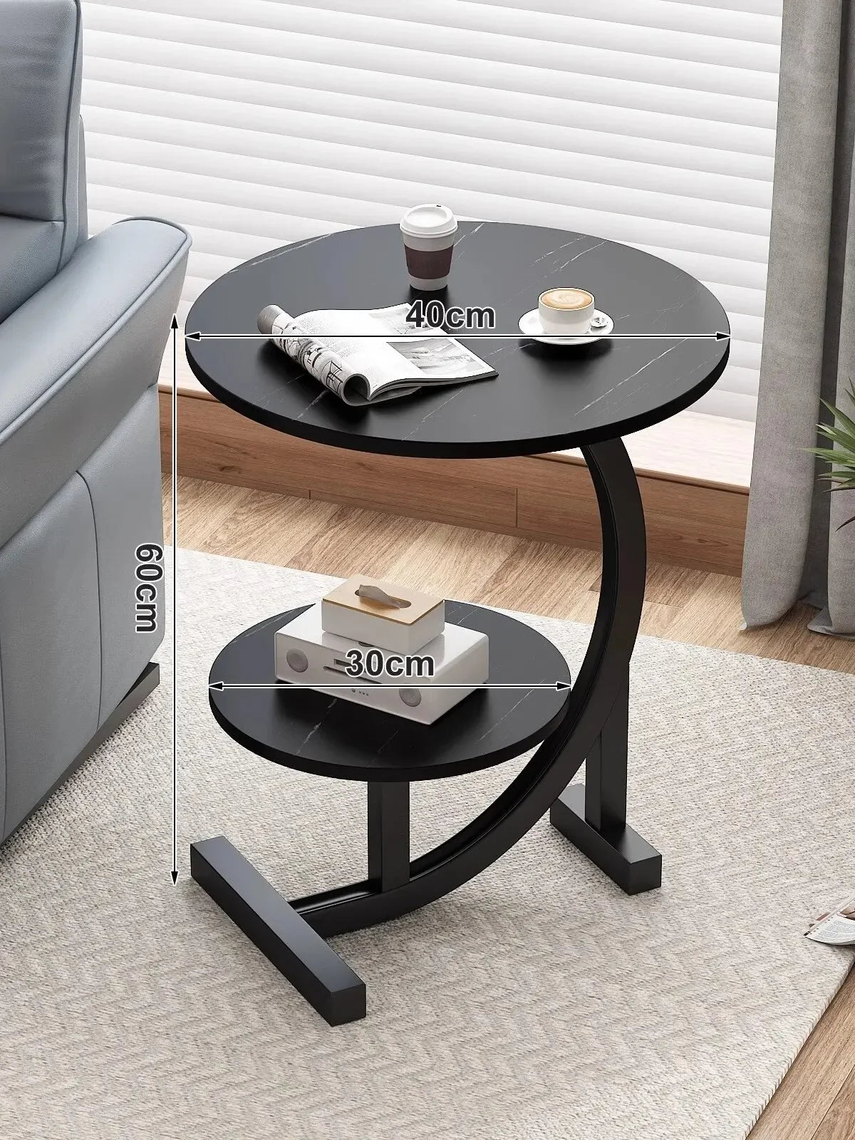 Small Table for Bedside, Coffee Table, Small Side Table, Versatile with Many Uses.