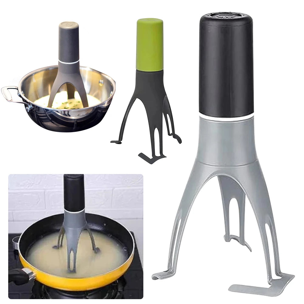 Triangle Pan Stirrer, Automatic Egg Beater, Stirrers Sauces, Soups, Dishwasher Safe