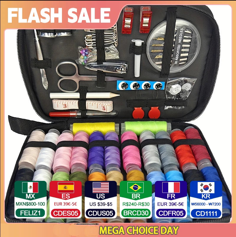 67/128 PCS Sewing Kit With Sewing Supplies And Accessories
