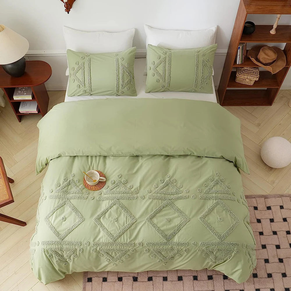 Simple & Opulent Bedding Set 3PCS 100% cotton