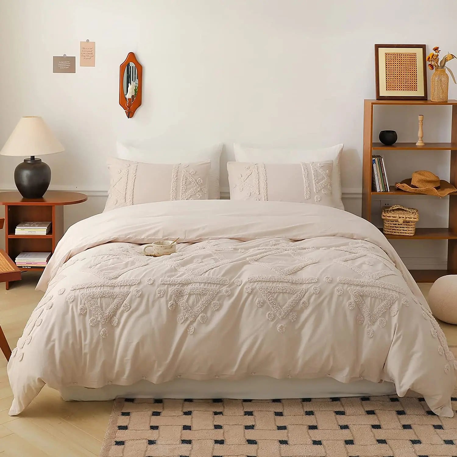 Simple & Opulent Bedding Set 3PCS 100% cotton