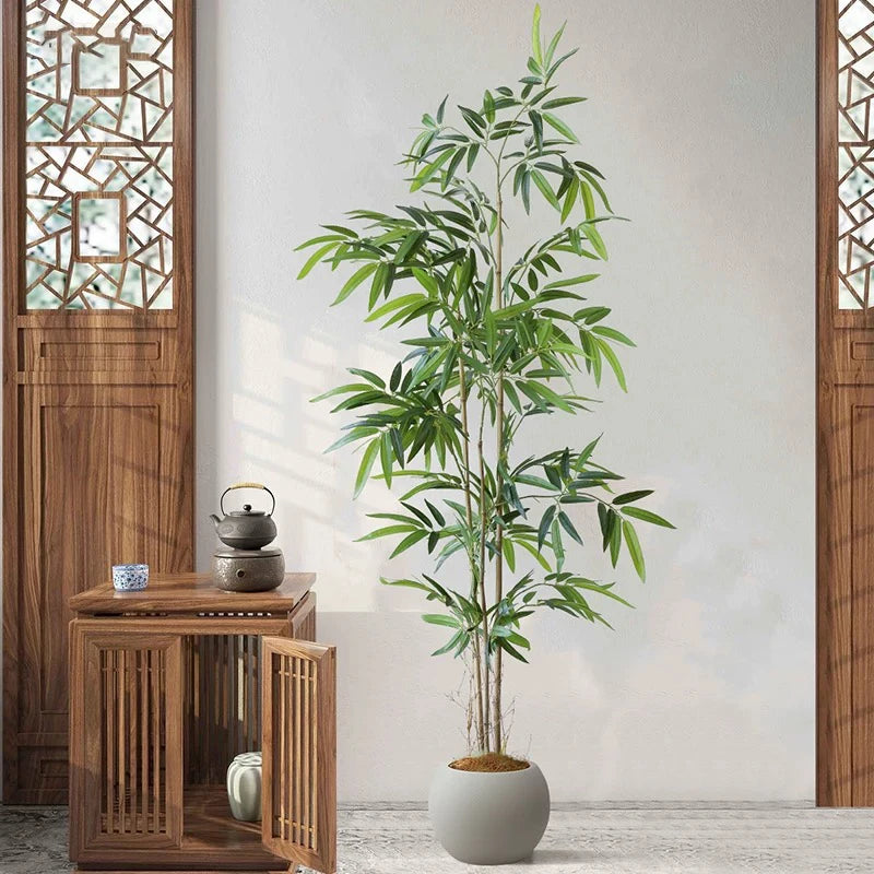 70-150cm Artificial palm tree, Tropical plants, plastic bamboo leaves, Bamboo tree, Foliage for home and Garden Decor