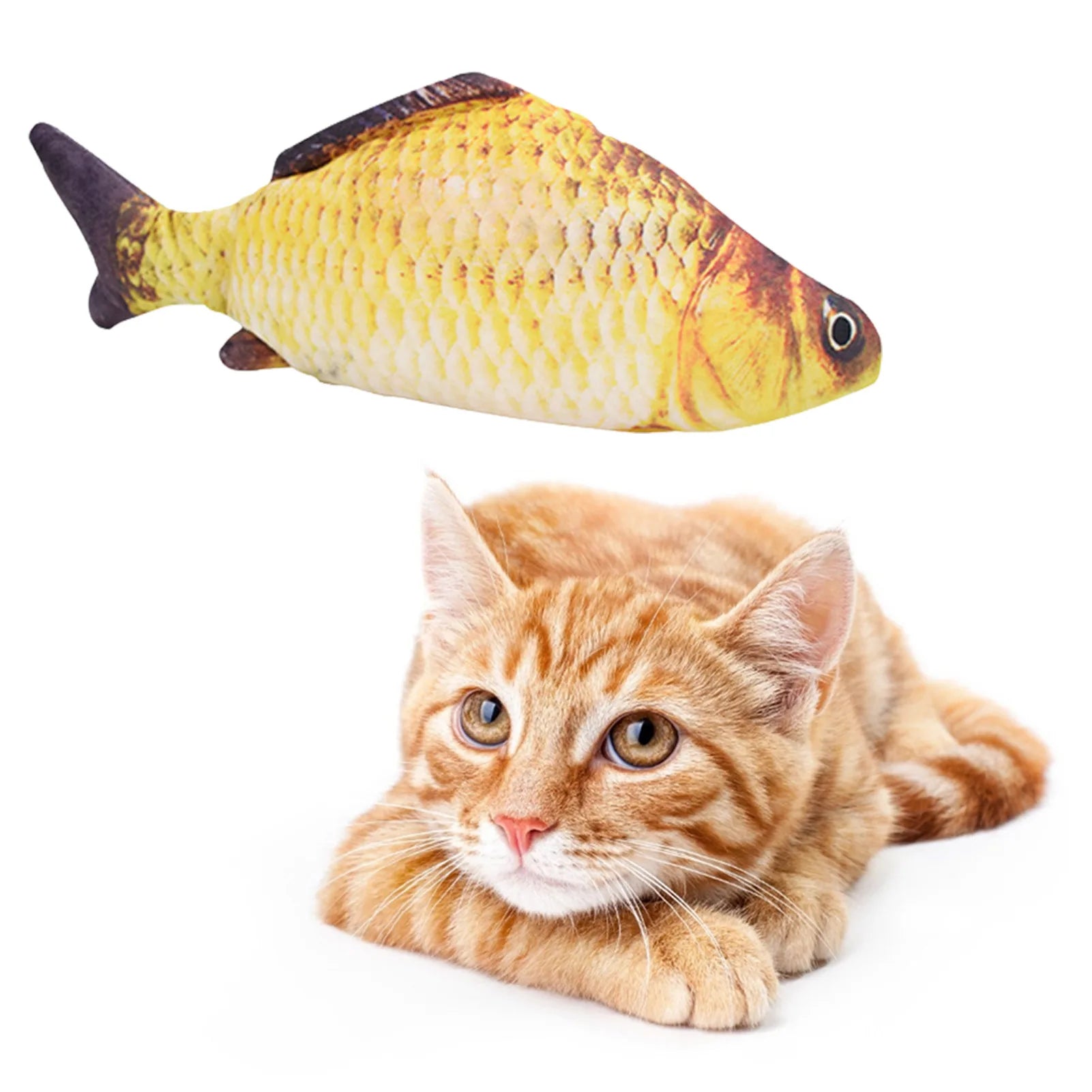 Interactive Electric Floppy Fish Toy For Cats & Dogs, USB Charged