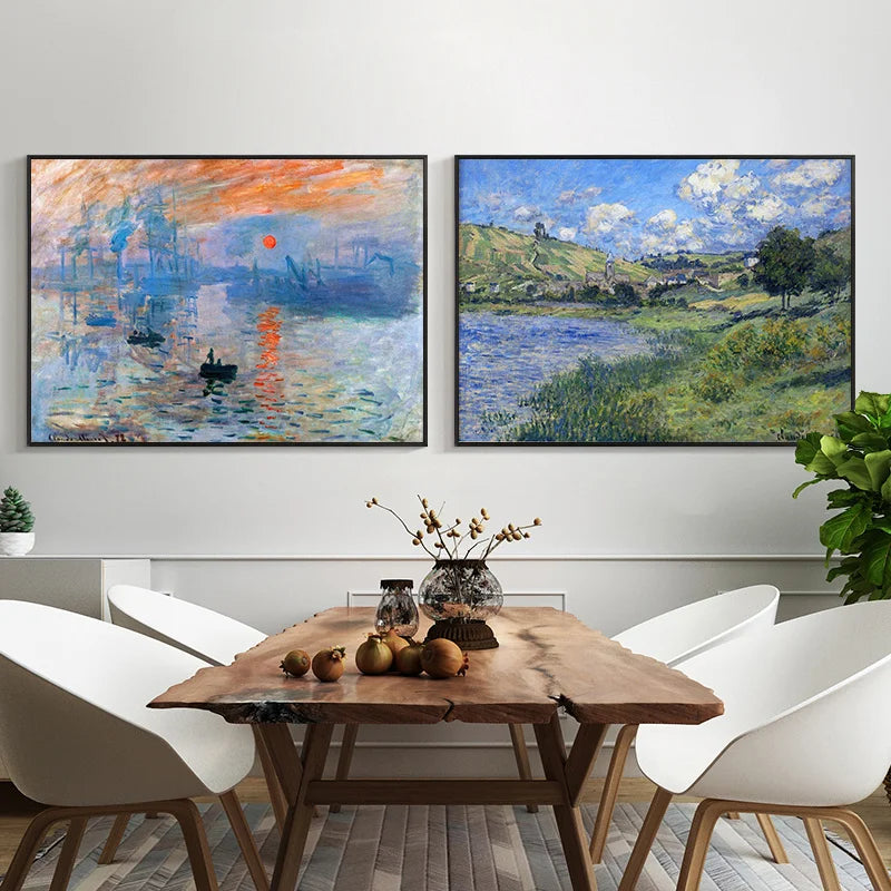 Claude Monet Classic Art Collection Paintings Invite Him Into Your Home