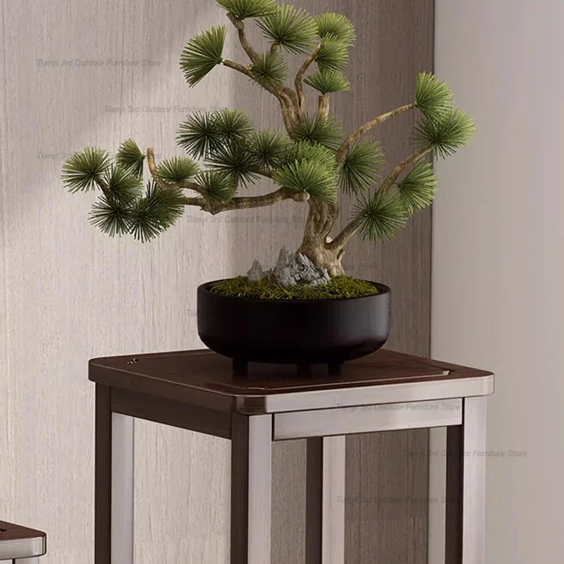 Wood Flower Plant Stands Indoor Outdoor