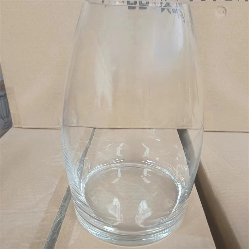 Glass Vase for Landscaping, Micro Scene, Green Moss, Succulents, Fish, Desktop Decor