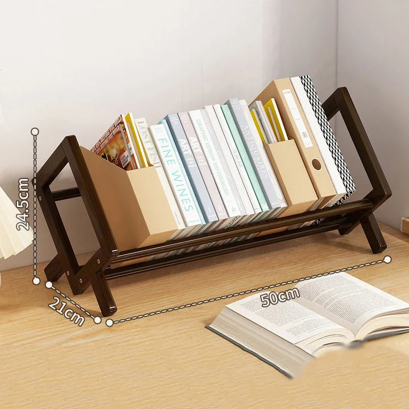 Desktop Bookshelf For Living Room, Desktop, Books, Magazines, Economical Storage Shelves