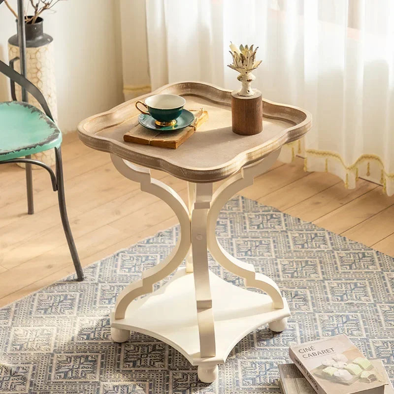 Farmhouse End Table, Cocktail Table, Modern Handcrafted, Natural Wood Finish