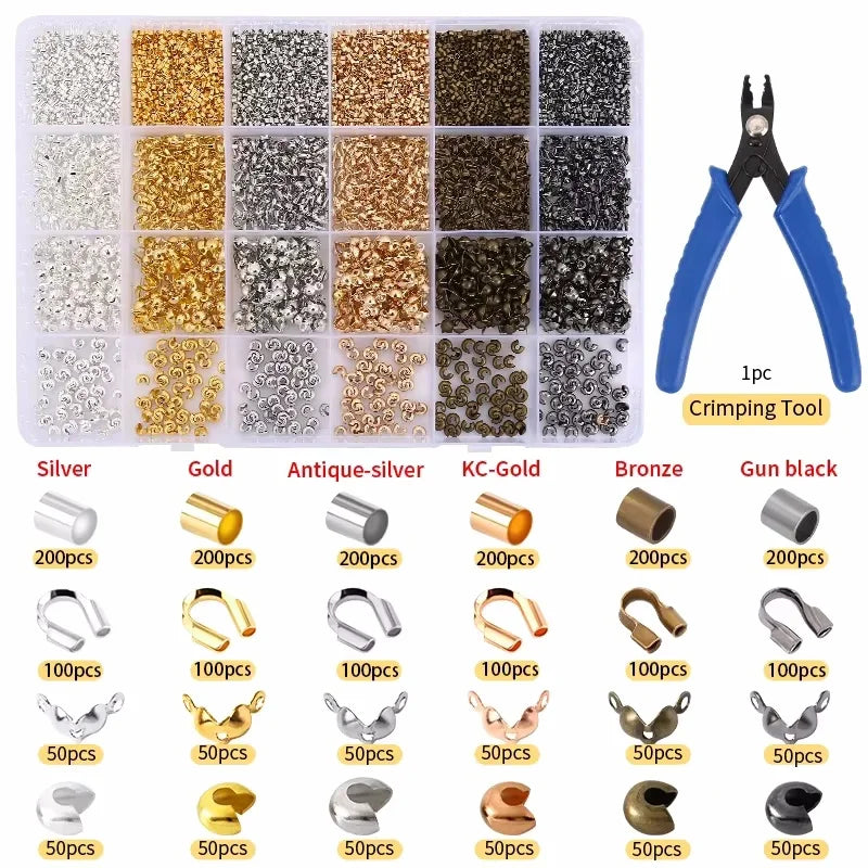 Jewelry Making Supplies Kit With Tools, Earring Charms, Jewelry Wires, Findings
