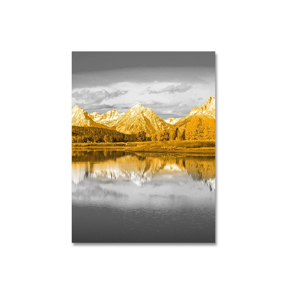 3PCS Frameless Canvas Paintings, Sunset beach, Beautiful Colors