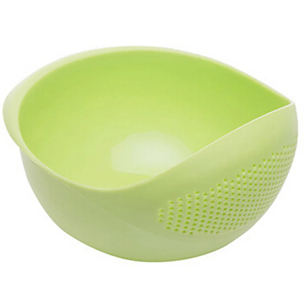 1/3pcs- Colander Rice Bowl Drain Basket Fruit Bowl Washing Drain Basket with Handle