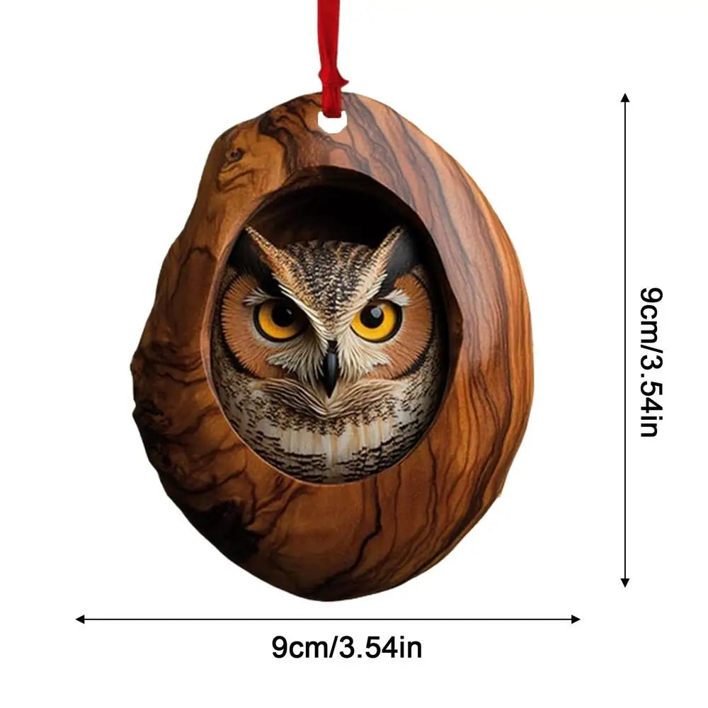Christmas Decorations Acrylic Animal Hanging Ornaments