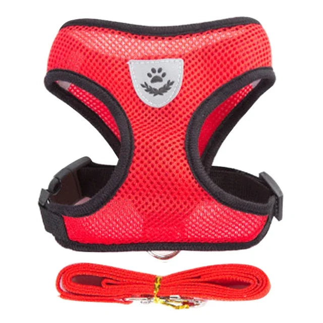 Cat Harness Vest Adjustable Mesh Harness For Cats and Small Dogs