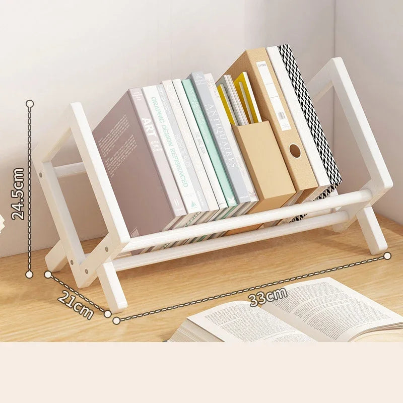 Desktop Bookshelf For Living Room, Desktop, Books, Magazines, Economical Storage Shelves