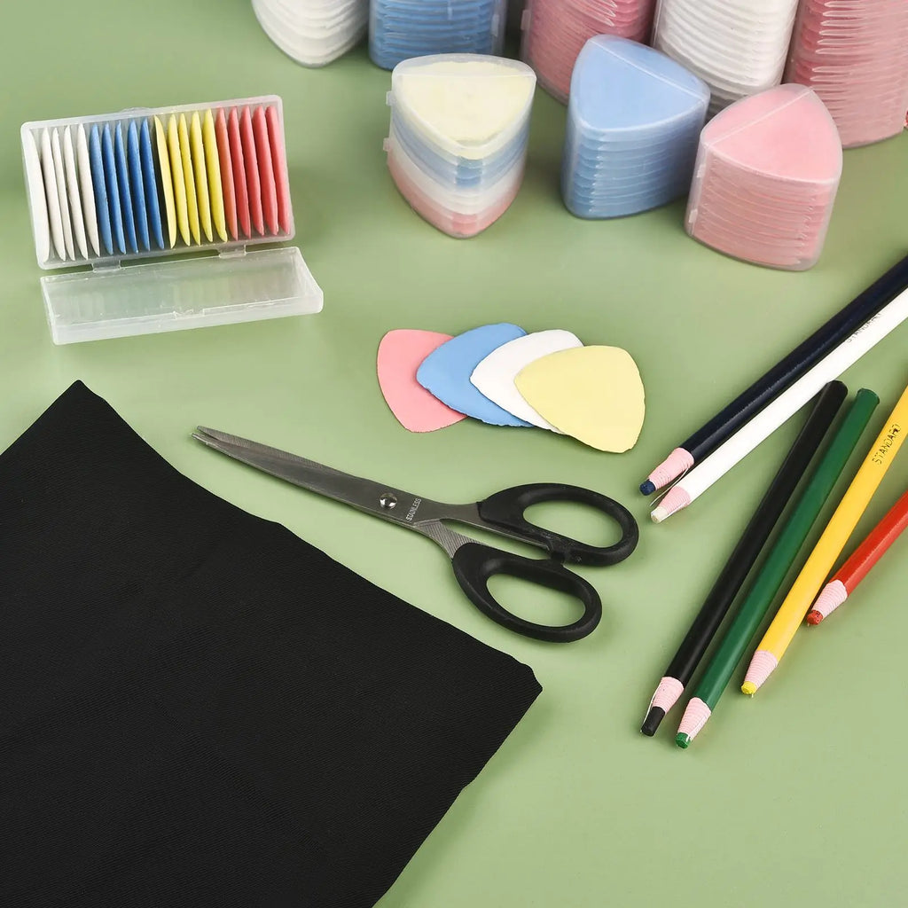 Chalk Fabric Markers Triangle and Pencil
