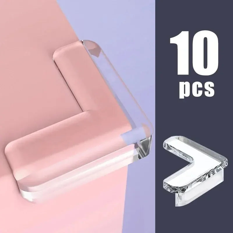 10pcs Clear Anti-Collision Coffee Table Corners, Furniture Corner Protectors, Soft