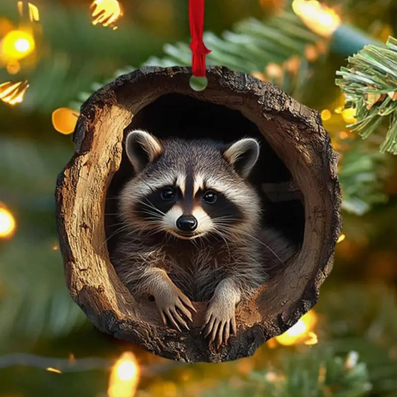 Christmas Decorations Acrylic Animal Hanging Ornaments