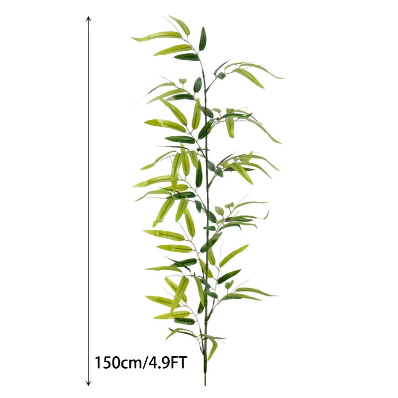 70-150cm Artificial palm tree, Tropical plants, plastic bamboo leaves, Bamboo tree, Foliage for home and Garden Decor