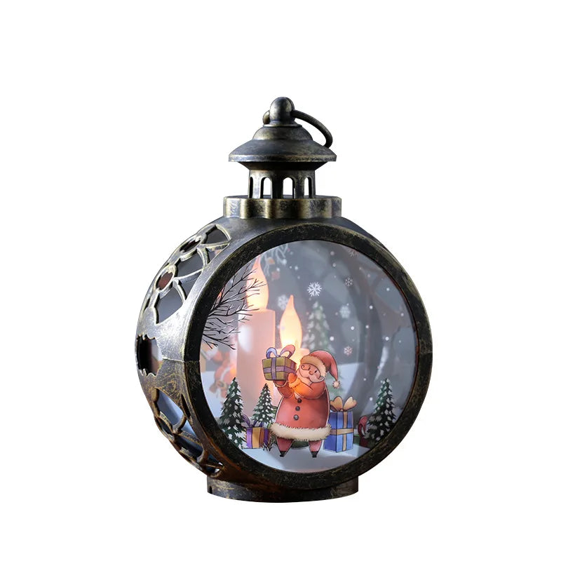 Christmas Decorations Retro Night Lights, Window Ornaments