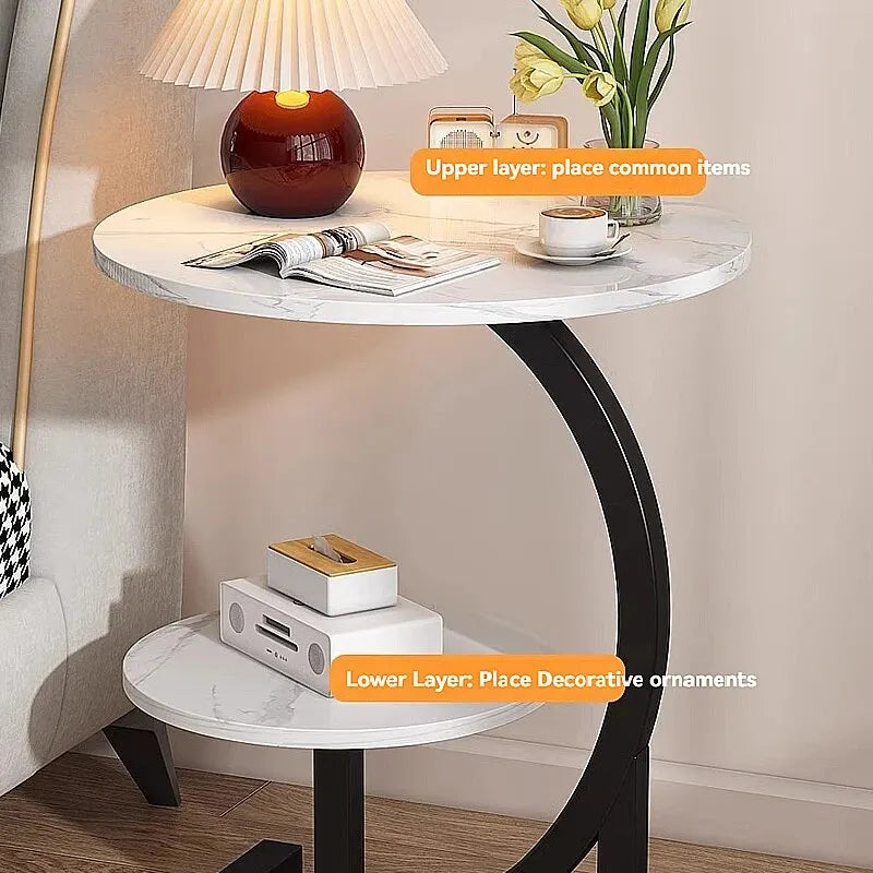 Small Table for Bedside, Coffee Table, Small Side Table, Versatile with Many Uses.