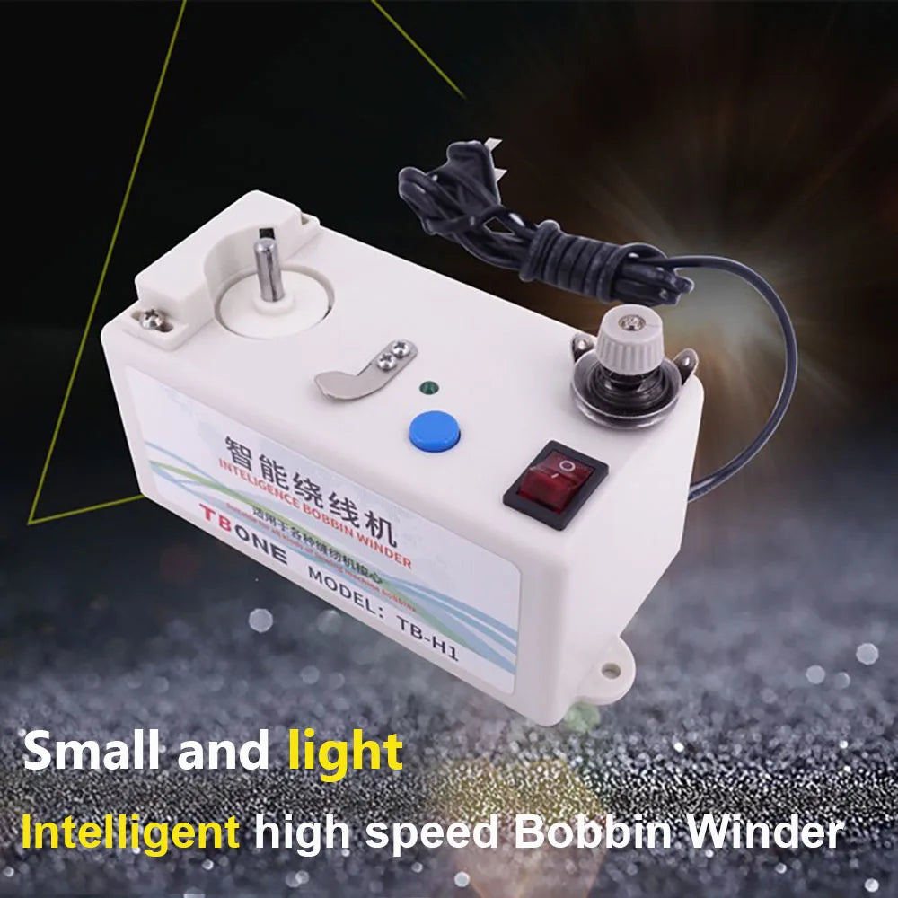 Intelligent Bobbin Winder, Electric, Automatic, Thread Stand, Accessories, Universal Assistant Set