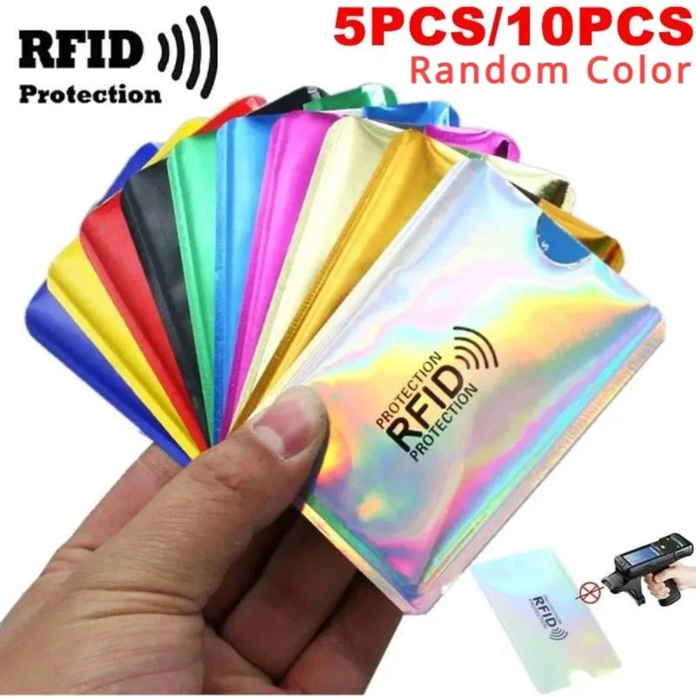 10Psc RFID Blocking Sleeves, Identity Theft Protection Secure Sleeve for Cards