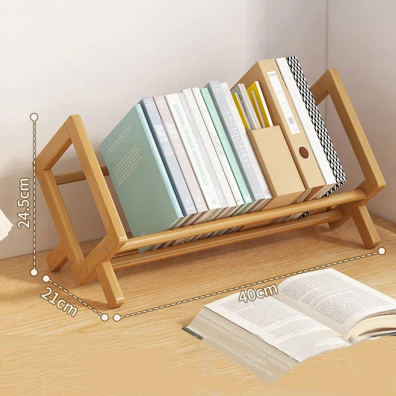 Desktop Bookshelf For Living Room, Desktop, Books, Magazines, Economical Storage Shelves