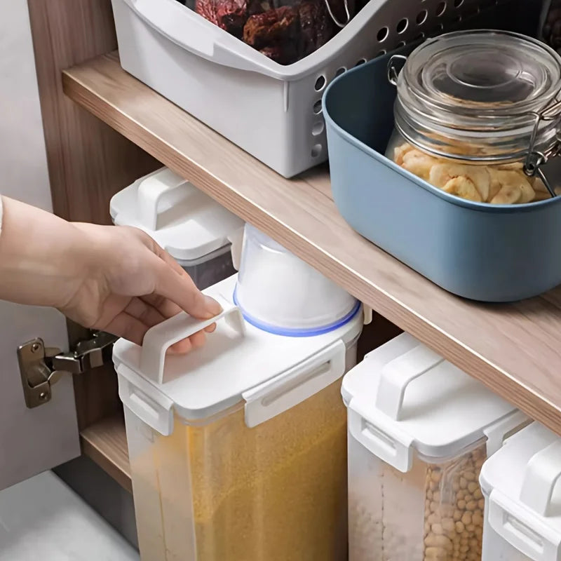 !PC Sealed Storage Container 2.5L Portable storage Box with Lid, to Store Grains