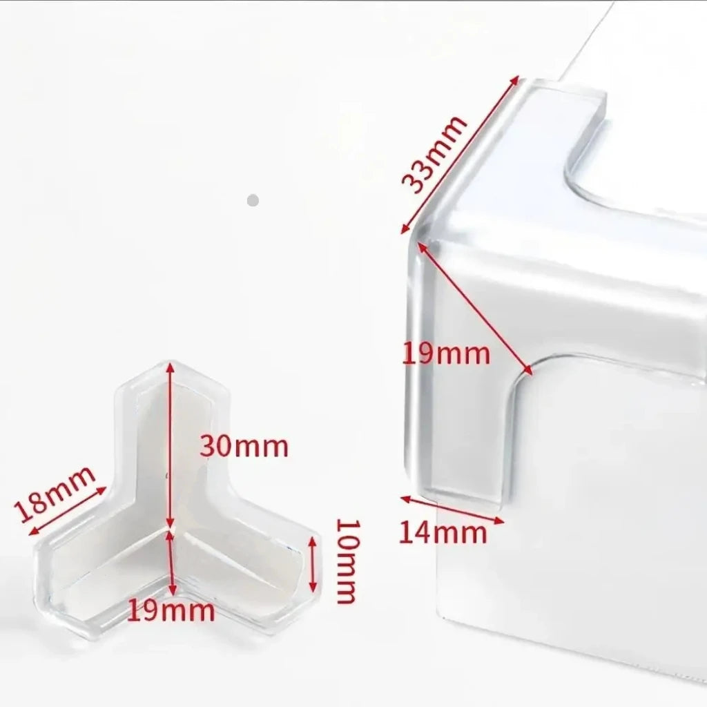 10pcs Clear Anti-Collision Coffee Table Corners, Furniture Corner Protectors, Soft