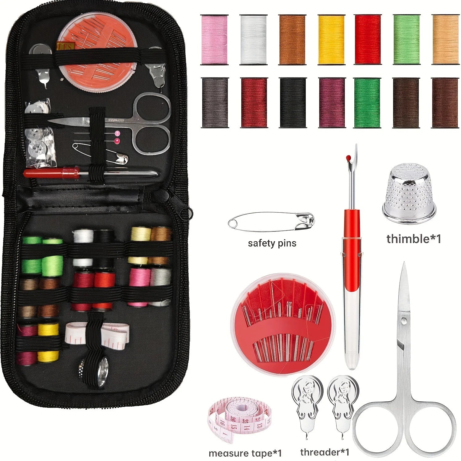 67/128 PCS Sewing Kit With Sewing Supplies And Accessories