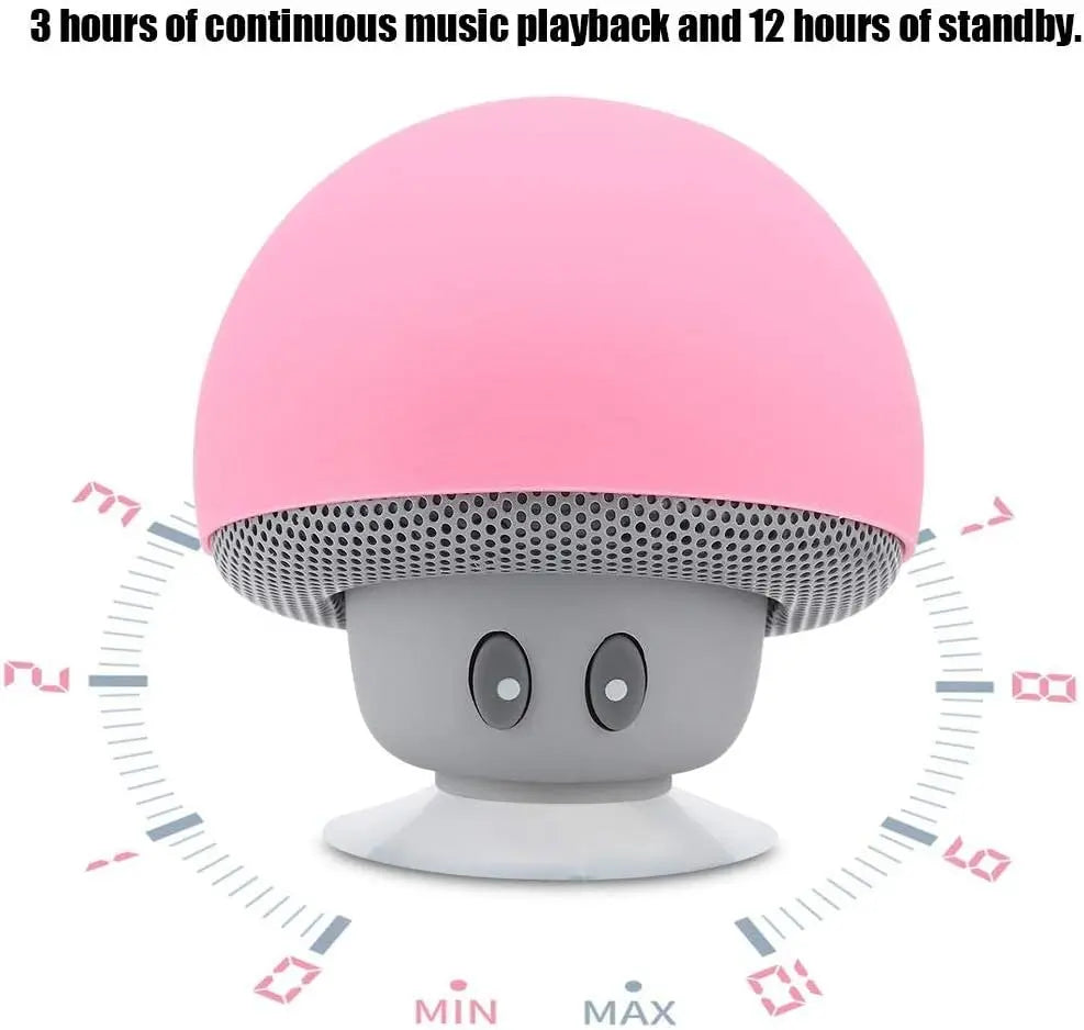 High Quality Wireless Bluetooth Speaker 30ft Wireless Range, Subwoofer with Suction Cup