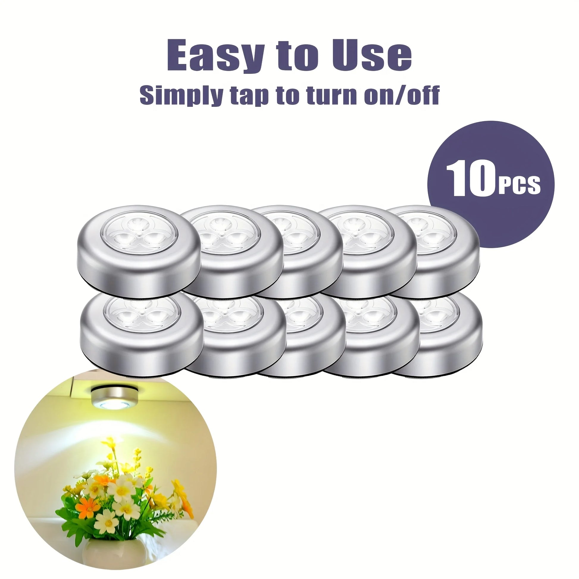 Mini LED Light Self-Adhesive Touch On Off