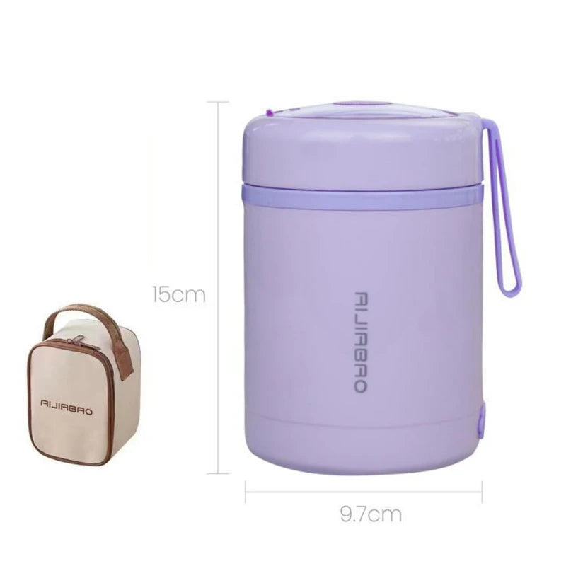 600ML Portable USB Electric Heating Lunch Box Stainless Steel Food Warmer 5V 12V 24V Food Heater
