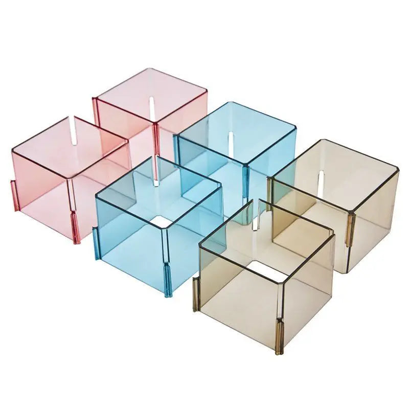 Plastic Drawer Organizer Box for Jewelry, Divider Storage For Desk, Underwear Organizer