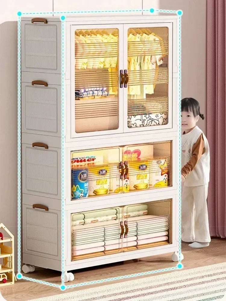 Baby's Bedroom Closets Wardrobe Transparent Stable