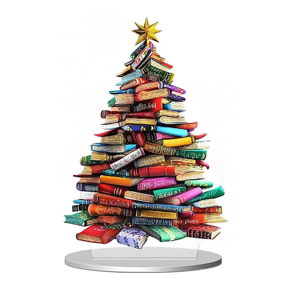 Christmas Theme Book Acrylic Ornaments