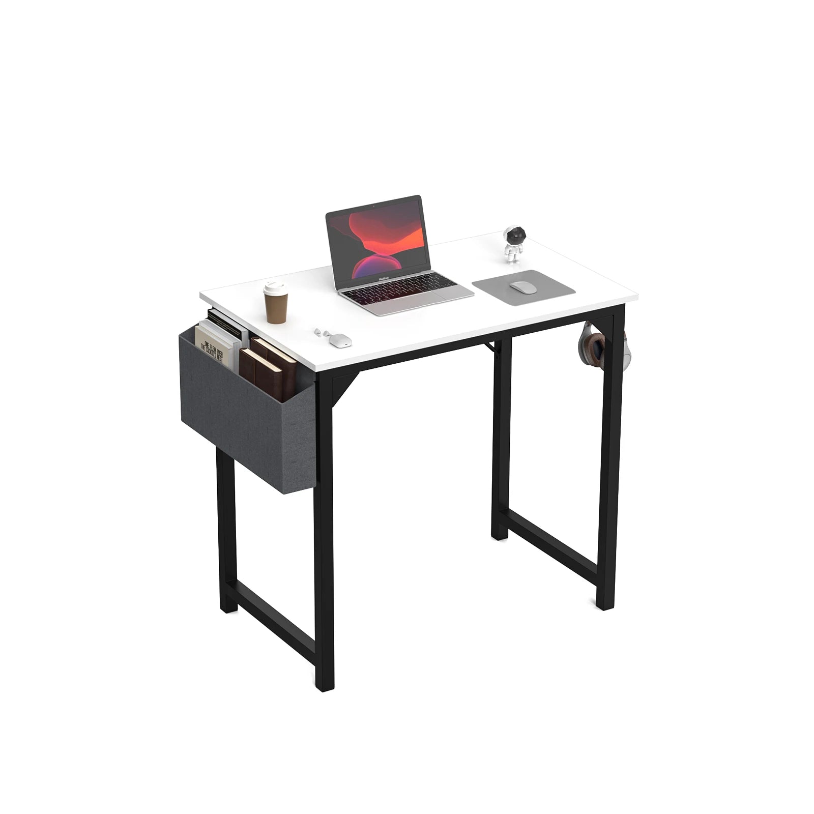 Computer Desk, Writing, Office, Gaming, Compact, Easy Assembly