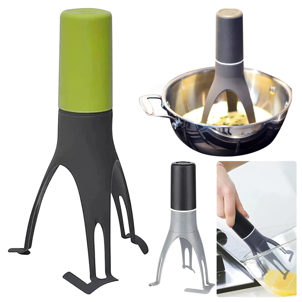 Triangle Pan Stirrer, Automatic Egg Beater, Stirrers Sauces, Soups, Dishwasher Safe