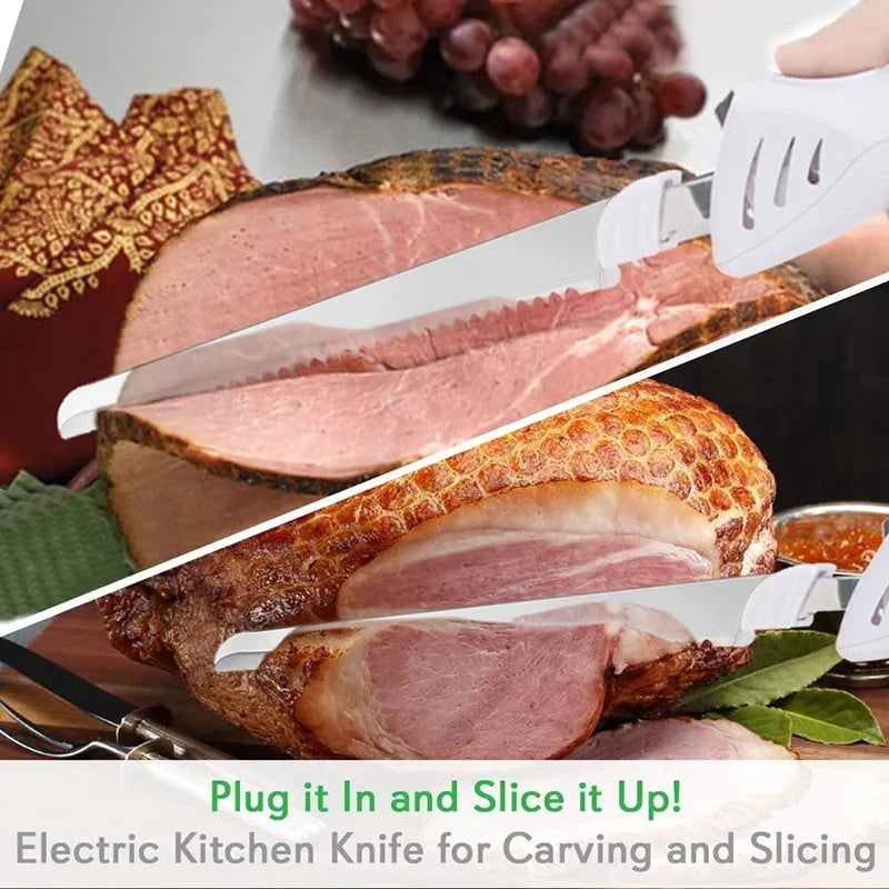 Kitchen Easy Cut Cordless Rechargeable Stainless Steel Knife