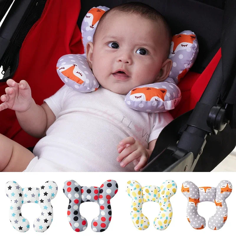 Multi-Functional Stroller Pillow U Shaped Soft Cotton