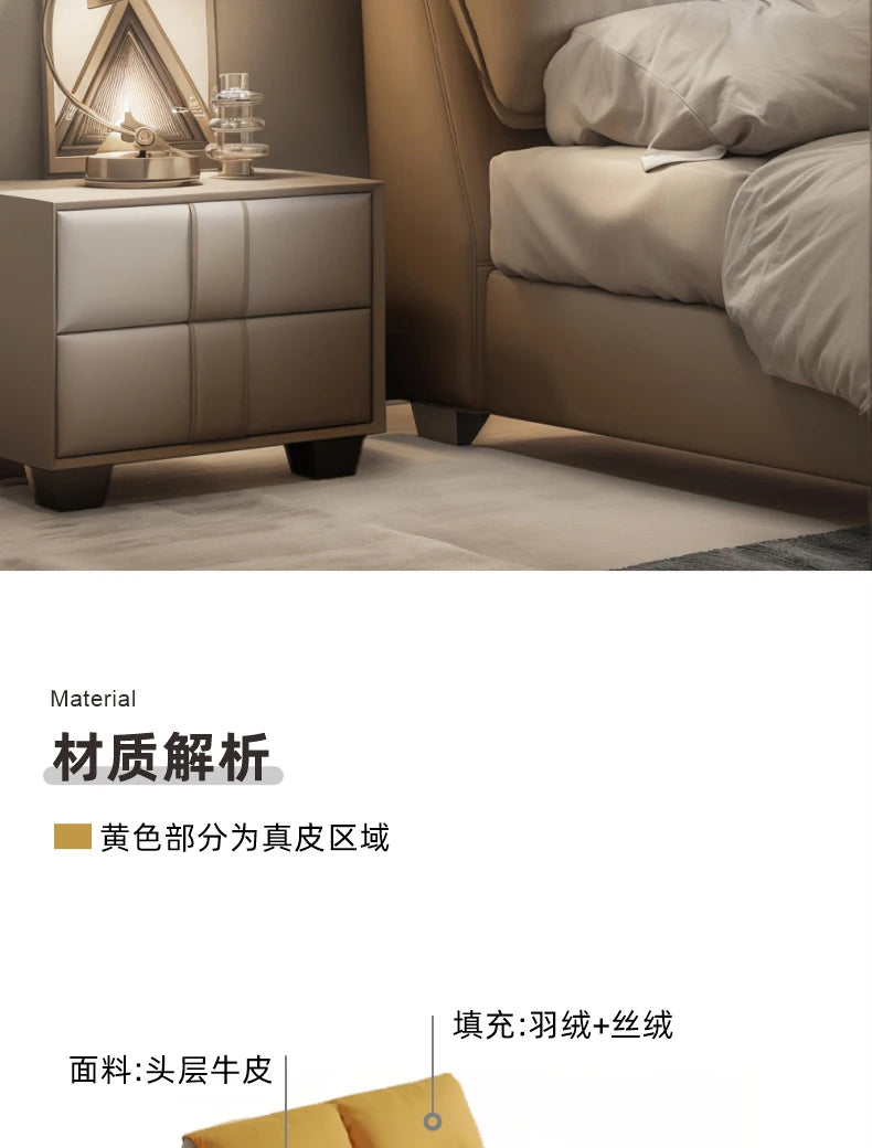 Wooden Double Bed, Comfortable Sleeping, and a Companion Cabinet can also be purchased