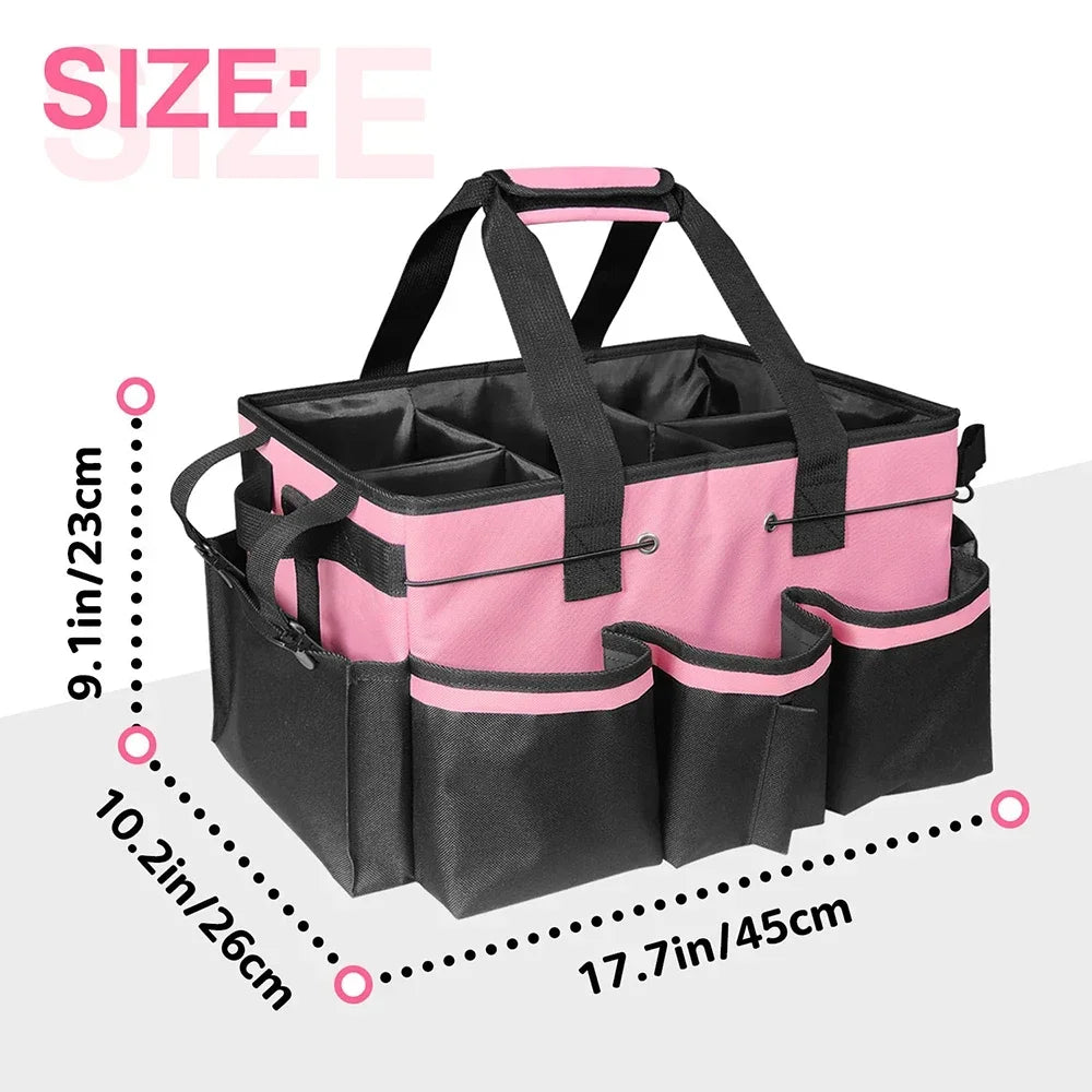 Multifunctional Tool Bag, Waterproof and Wear-Resistant Oxford Cloth, Lg Capacity