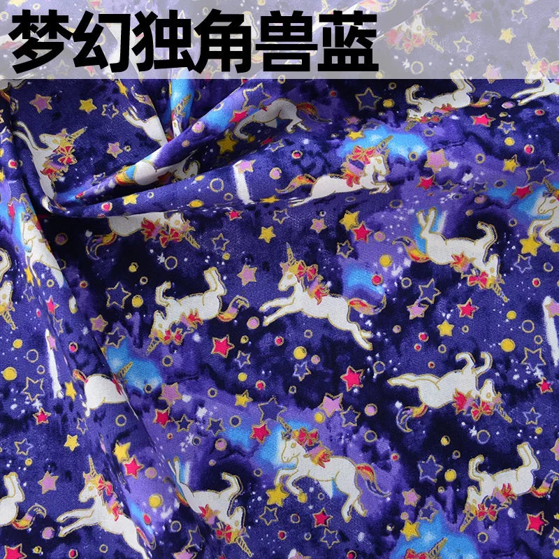 Pure Cotton Fabric Japanese Style Print 100cm x 145cm