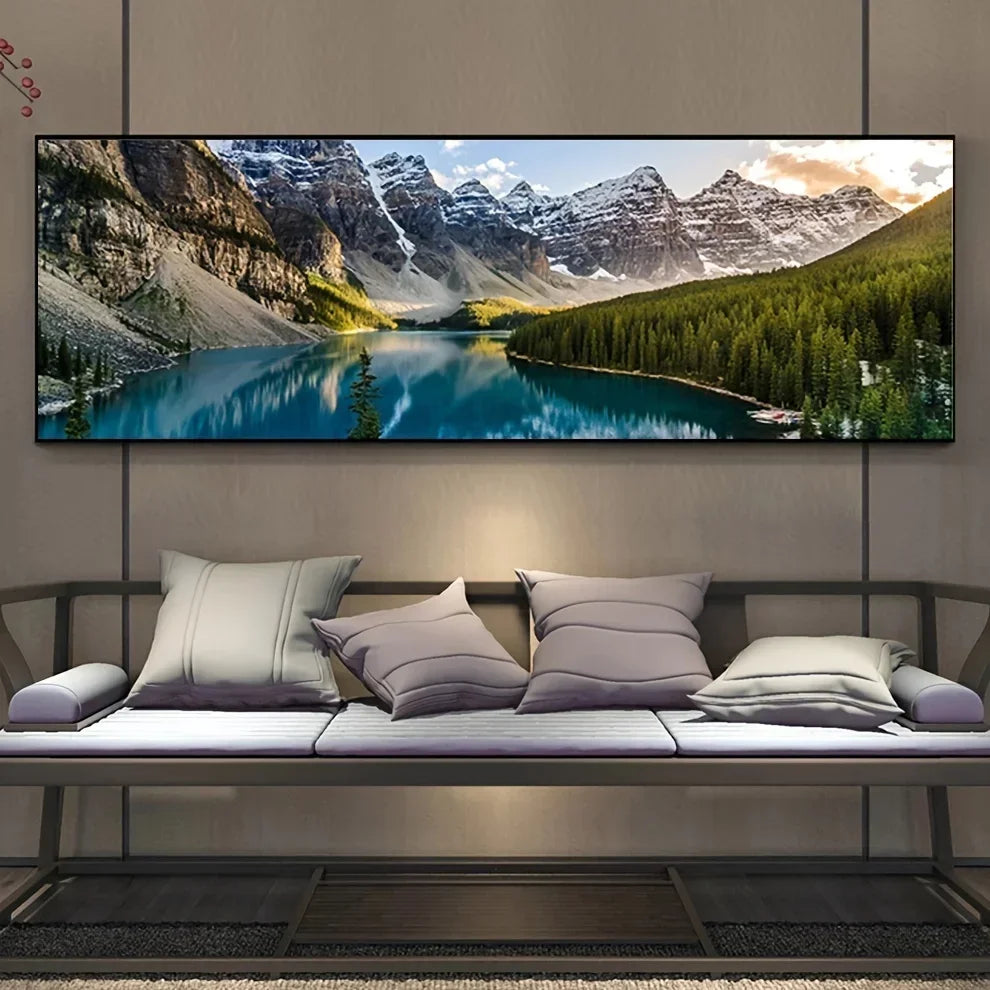 Gorgeous Landscape Canvas Print Mountain Scenery