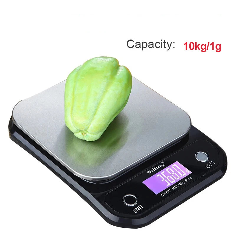 Kitchen Digital Scale with LCD Display Unit g/oz/ lb Household Portable Table Scale For Food Baking Weighing